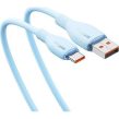 Baseus Pudding Hızlı Şarj Özellikli USB Type-C 100W Kablo 1.2m. Mavi - Görsel 4