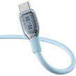 Baseus Pudding Hızlı Şarj Özellikli USB Type-C 100W Kablo 1.2m. Mavi - Görsel 5