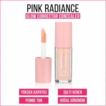 New Well Pink Radiance Glow Corrector Concealer 8gr