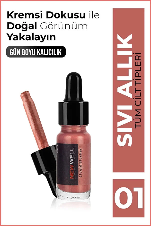 New Well Sıvı Allık No1 New Well Sıvı Allık Mat No:01 Nar Çiçeği - Görsel 1