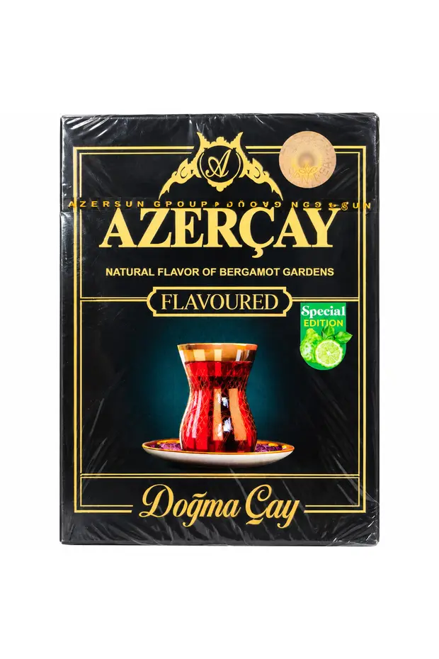 Azerçay Ətirli Bergamot Aromalı Dökme Siyah Çay 100 g siyah kutu